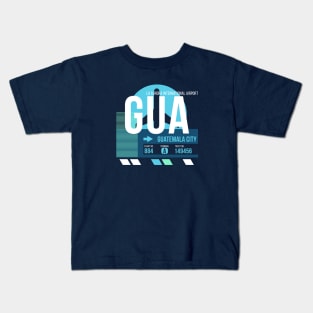 Guatemala City (GUA) Airport // Sunset Baggage Tag Kids T-Shirt